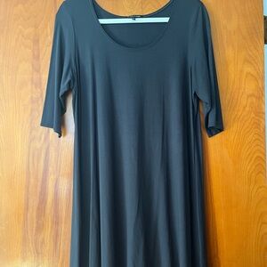 Eileen Fisher Gray Relaxed Tunic Top